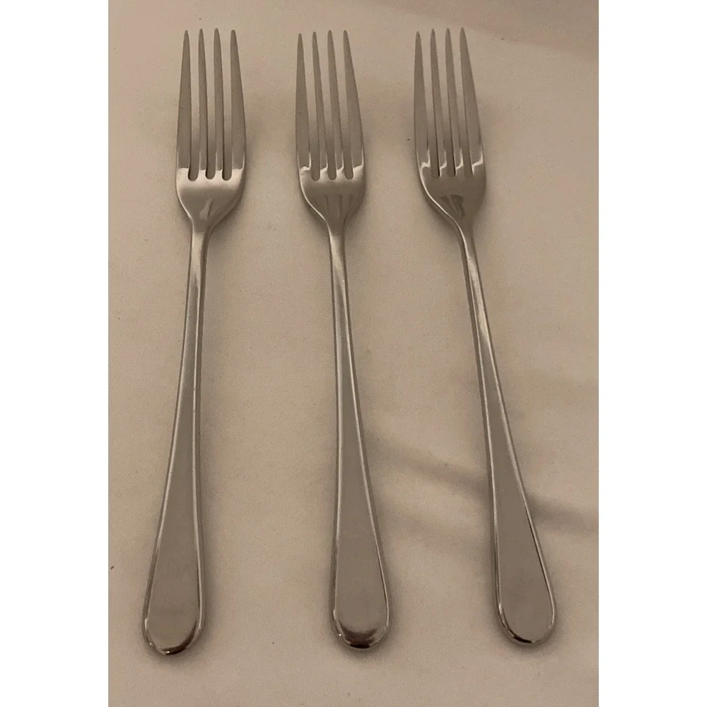 Robert Welch Radford Flatware Three Salad Forks Pre-owned Very Good Condition